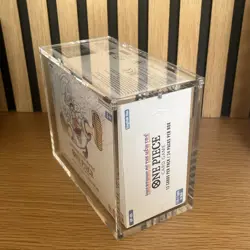 One Piece TCG Booster Box Acrylic Case PRESALE SHIP 1/21 Priority Shipping - Image 3