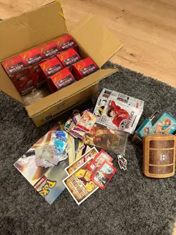 One Piece TCG Konvolut - OP-13 Bulk (Japanisch) + Goodies - Image 1