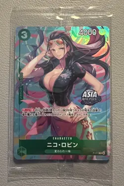 Nico Robin P-111 P ASIA EXCLUSIVE PROMO One Piece Mini-tin vol.2 Japanese SEALED - Image 1