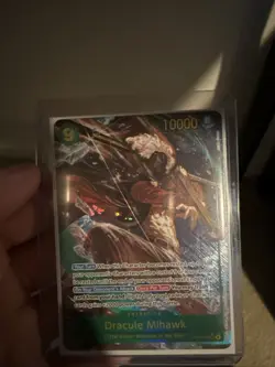 One Piece TCG English OP14-119 Dracule Mihawk Alt Art Parallel - Image 3