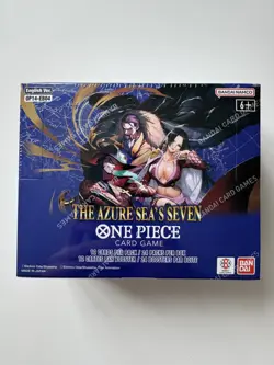 One Piece TCG OP-14 The Azure Sea’s Seven Booster Box & Promo Dash Pack - SEALED - Image 2