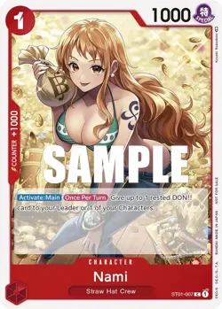 One Piece Nami (Tournament Pack Vol. 3) - Participant / English / Near Mint - Image 1
