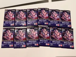 12x One Piece English The Azure Sea's OP14 EB04 Booster Packs SEALED - Image 1