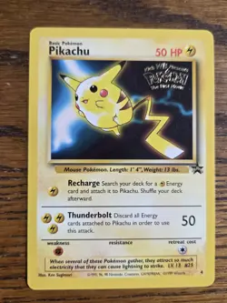 Pokemon Wotc Black Star Promo 1st Movie Cards #2,3,4&5 **Not Played** - Image 2