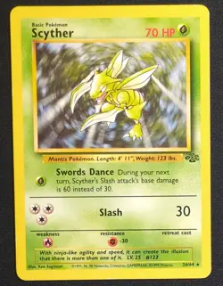 Scyther Non Holo 26/64 Jungle Pokemon Card - Image 1