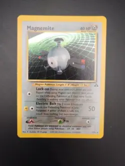 Pokemon card Magnemite holo 7/75 | Neo Discovery | ENG (NM) - Image 1