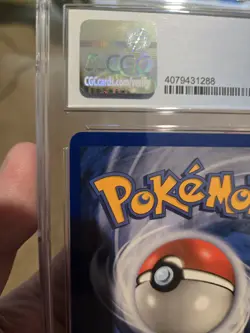 Pokemon Raikou Gold Star EX Holo Rare Card #114 Unseen Forces CGC 9 Mint - Image 3