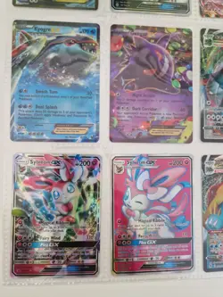Pokemon GX/EX/VMAX Holo Bundle (9 Cards) Rayquaza & Gengar EX (PRXY Fan Display) - Image 4