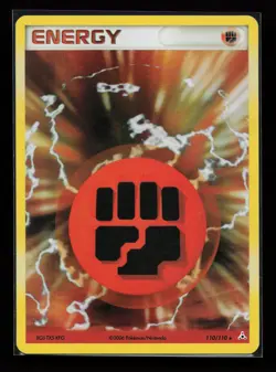 Fighting Energy 110/110 Holo Rare Holon Phantoms Pokemon Card - Image 1