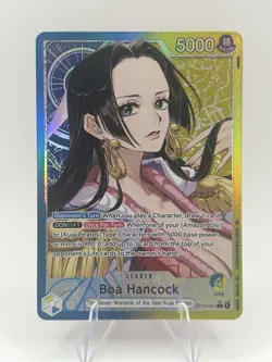 One Piece Bandai Boa Hancock Leader Card OP14-041 Special Holo English - Image 1