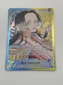One Piece Bandai Boa Hancock Leader Card OP14-041 Special Holo English - Image 3