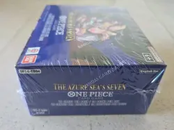One Piece Card Game OP14 The Azure Sea's Seven Booster Box SEALED IN HAND New - Image 3