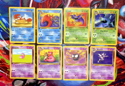 Pokemon Cards 1st Edition Fossil Pairs Lot(8) WOTC LP-NM Commons Uncommons 1999 - Image 1