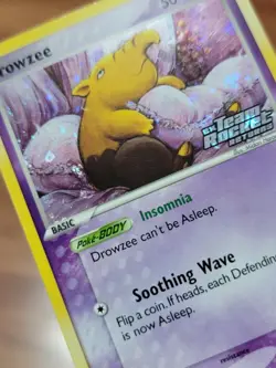 Drowzee 54/109 EX Team Rocket Returns Pokemon Card Reverse Holo Foil Rare LP - Image 2