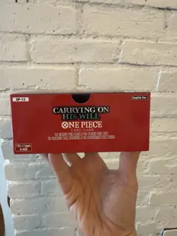 One Piece Card Game: Carrying On His Will (OP-13) Booster Box Unsealed - Image 2