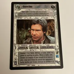 STAR WARS CCG ENDOR RARE CARD GENERAL SOLO (2000) - Image 1