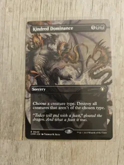 Kindred Dominance (Borderless) Commander Masters Regular - Image 1
