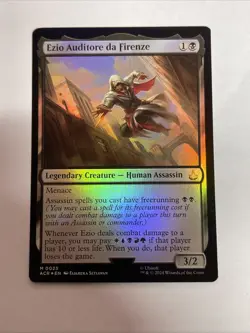 Ezio Auditore da Firenze Universes Beyond: Assassin's Creed Foil #25 Mythic - Image 1