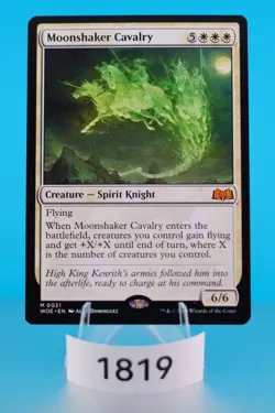 MTG Moonshaker Cavalry Wilds of Eldraine Regular #21 - Image 1
