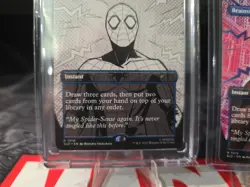 Magic the Gathering Spider-Man Brainstorm B&W 7016 + Non-Foil Color 7019 Lot - Image 2