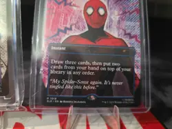 Magic the Gathering Spider-Man Brainstorm B&W 7016 + Non-Foil Color 7019 Lot - Image 3
