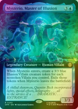 MTG - Mysterio, Master of Illusion - Extended - SPM 253 - FOIL - NM - Image 1