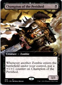 Champion of the Perished (Extended Art) Innistrad: Midnight Hunt, 344 NM - Image 1