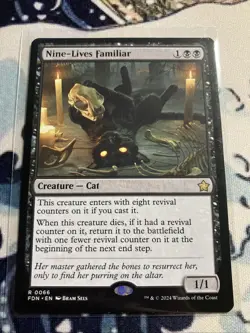 MTG Foundation Nine-Lives Familiar - Image 1