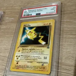 Pokemon Pikachu World Collection 2000 PSA 9 & 8 Full Graded Set + Binder - Image 4