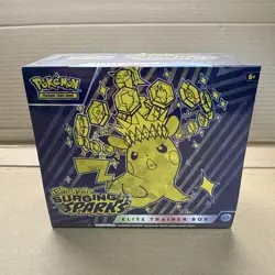 Surging Sparks Elite Trainer Box ETB - Factory Sealed - Pokemon Scarlet & Violet - Image 1