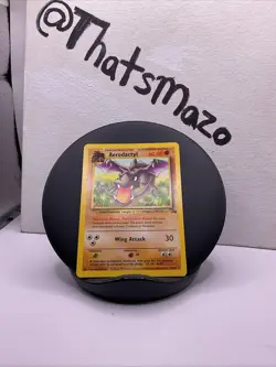 Pokemon TCG Aerodactyl Fossil 16/62 Regular 1999-2000 Wizards Base Set - Image 1