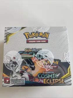 Pokemon Sun & Moon Cosmic Eclipse Display 36 Booster Sealed Eng - Image 1