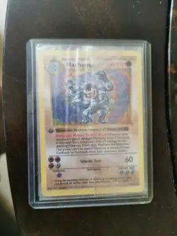 Pokemon Machamp 8/102 1st Edition Holo Factory Sealed - Image 1