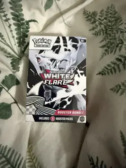 Pokemon White Flare Booster Bundle New & Sealed with Acrylic Display Case - Image 2