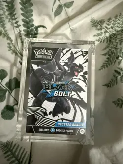 Pokemon Black Bolt Booster Bundle New & Sealed with Acrylic Display Case - Image 1