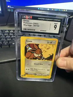 [CGC 9 MINT] 2003 Pokemon Skyridge Eevee #54 English 54/144 - Image 1