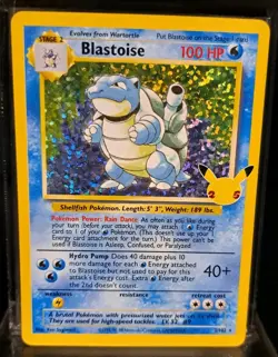 Pokemon Celebrations Blastoise 2/102 Classic Collection Holo Near Mint - Image 1