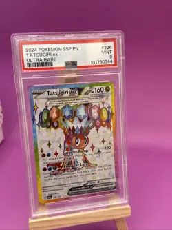 2024 POKEMON SSP EN-SURGING SPARKS ULTRA RARE #226 TATSUGIRI EX PSA 9 - Image 1