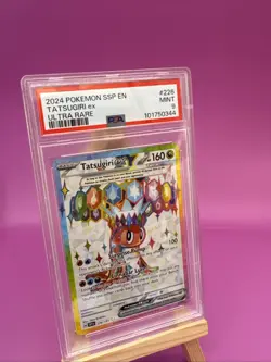 2024 POKEMON SSP EN-SURGING SPARKS ULTRA RARE #226 TATSUGIRI EX PSA 9 - Image 2
