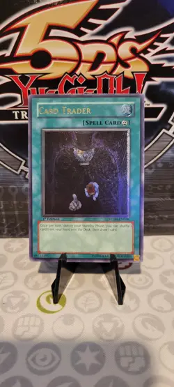 Yu-Gi-Oh! Card Trader STON-EN046 1st Edition Ultimate Rare Near Mint NM - Image 1