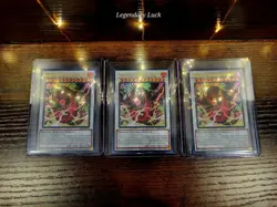 X3 Yugioh Snake-Eyes Vengeance Dragon ALIN-EN040 Ultra Rare 1st Edition NM - Image 1