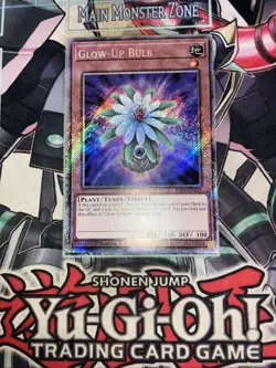 Glow-Up Bulb Platinum Secret Rare RA03-EN245 Yugioh - Image 1
