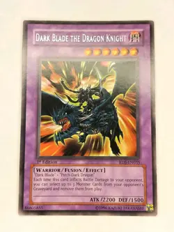Yu-Gi-Oh! TCG Dark Blade the Dragon Knight RDS-EN035 Rare 1st Edition LP - Image 1