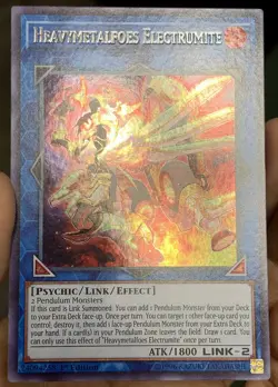 Yugioh 1xCopy Heavymetalfoes Electrumite MP18-EN229 Secret Rare 1st NM w/Track - Image 5