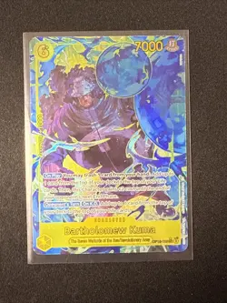 2025 ONE PIECE CARD TCG - Bartholomew Kuma OP12-119 - SUPER RARE ATL ART legacy - Image 1