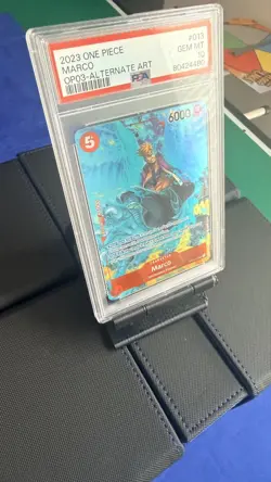 CGC 10 One Piece Marco Pillars Of Strength Alt Art Parallel OP03-013 SR - Image 2