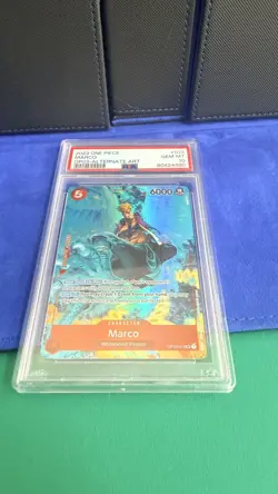 CGC 10 One Piece Marco Pillars Of Strength Alt Art Parallel OP03-013 SR - Image 3