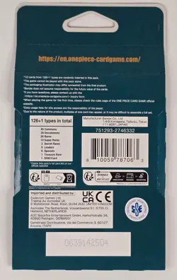 One Piece Two Legends TCG (OP-08) Sleeved Pack In Hand NEW In Hand Ships FAST - Image 2