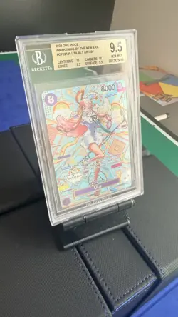 2023 ONE PIECE AWAKENING OF THE NEW ERA #OP02-120 UTA ALTERNATE ART SP BGS 9.5 - Image 2