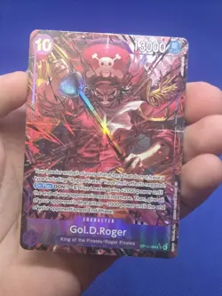 One Piece Carrying On His Will Gol D Roger OP13-064 Alternate Alt Art NM - Image 2